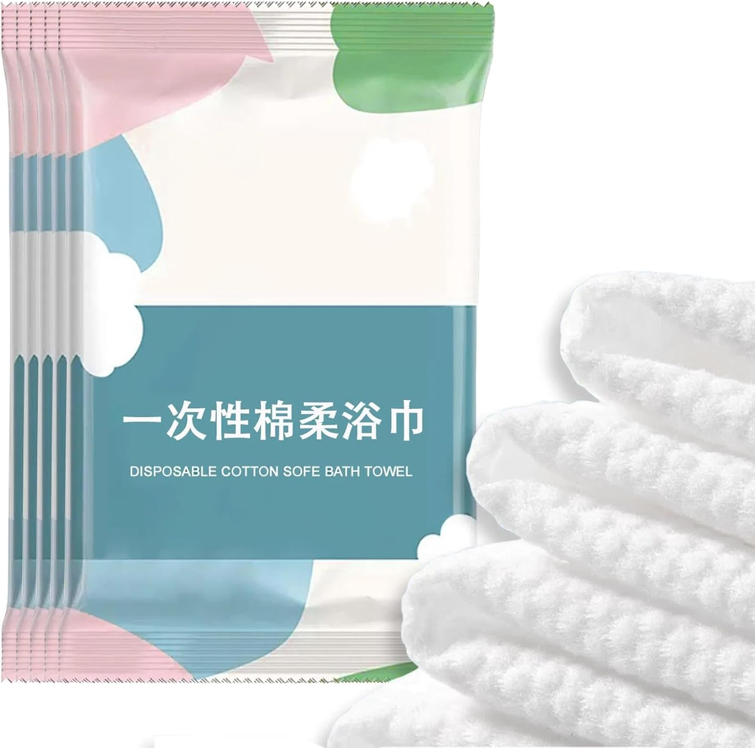 MILIOG Premium Compressed Towel Tablets &ndash; 55.1" X 27.5" Large Disposable Bath Towels for Travel, Camping, Hiking & Hotels | Quick-Dry, Portable, Reusable & Individually Wrapped (6 Pack) image number 6