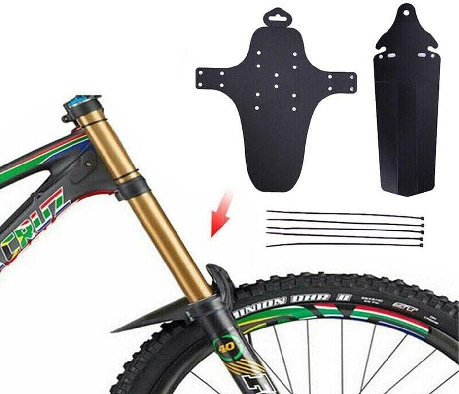 AIMALL Seller 1Set Bicycle Mud Guard MTB Front and Rear AZ Bike Mountain, Lightweight, Easy-To-Install, Black image number 3