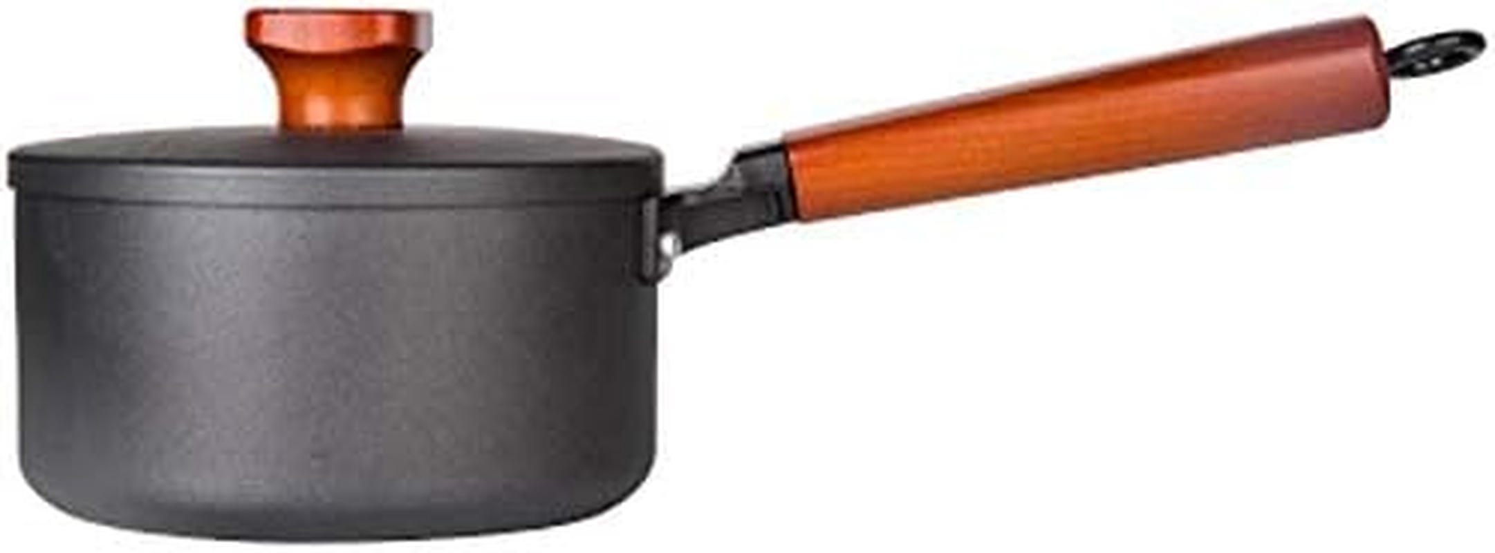 Cast Iron Cookware Set Pots and Pans Set 4Pcs Cookware Set Soup Pot Frying Pan Wok Milk Pan Kitchen Cooking Pot Set Induction Cooker Non-Stick Pan Saucepan Cooking Pot Set Cooking Pan Set (3) image number 3