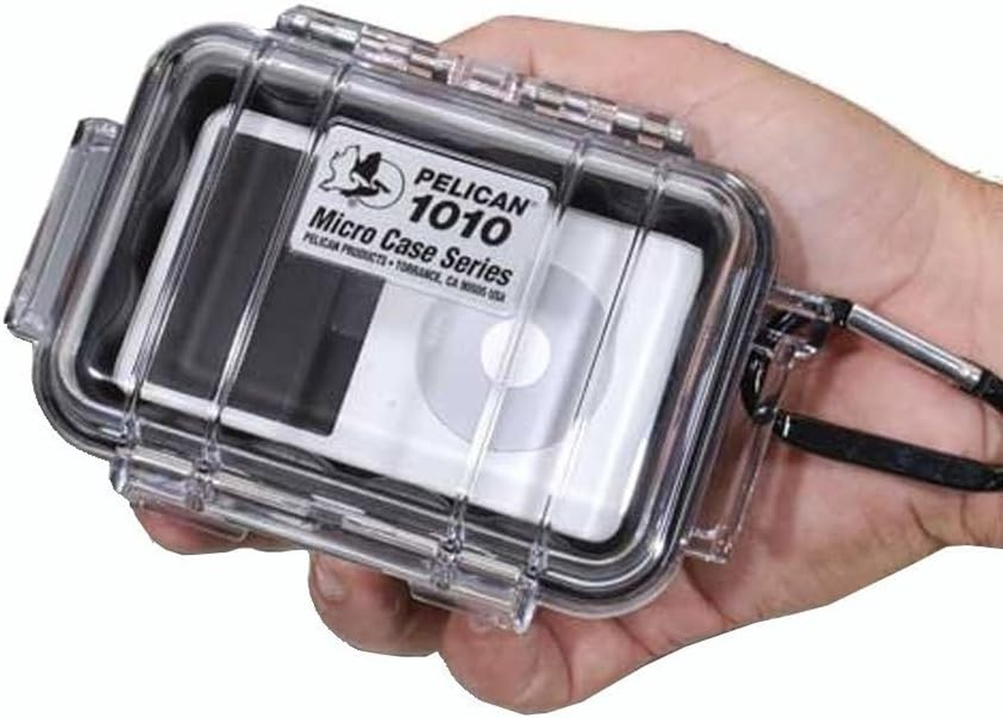 Pelican #1010 Micro Case, Clear/Black, One Size image number 6