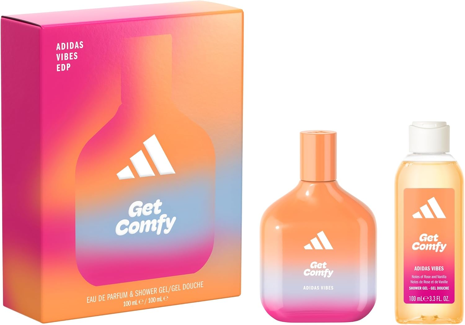 Adidas Vibes Giftset Including Get Comfy Eau De Parfume and Shower Gel image number 1