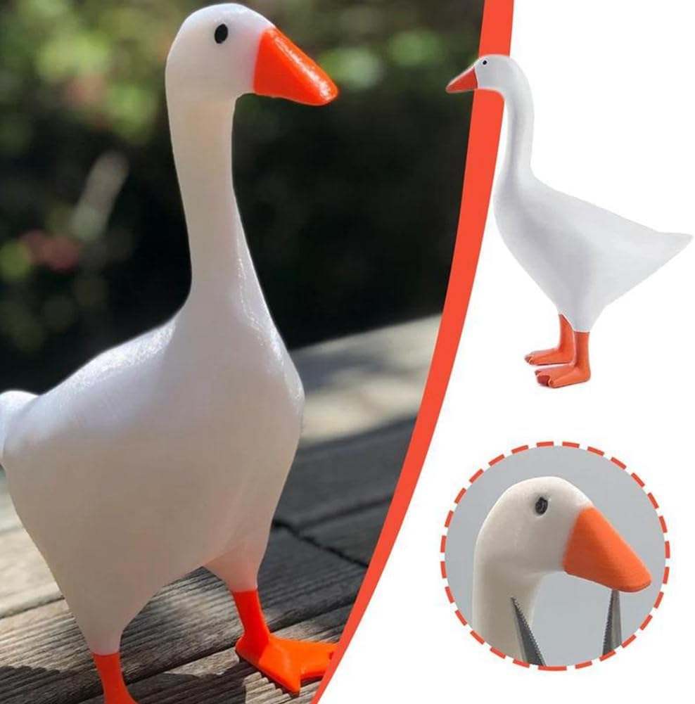 Magnetic Goose Key Holder Cute Home Decor Kawaii Room Office Table Desk Decor Aesthetic Funny Sculpture Bedroom Decor a Easy to Use image number 6