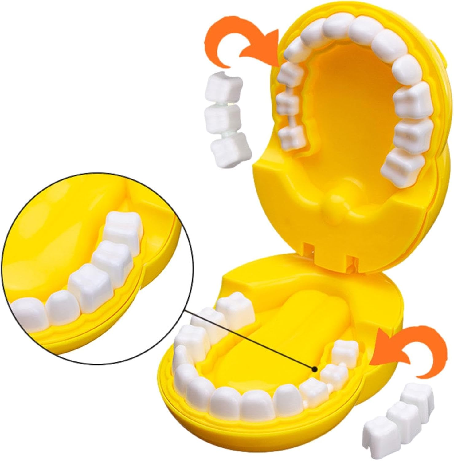 Teeth Brushing Toys Toddler - Learning Preschool Toys, Cleaning Teeth Toy| Children'S Teeth Brush Tools, Giraffe Brush Teeth Toy, Giraffe Teeth Toy Set,Giraffe Teeth Brushing Toys,Simulation Dentist image number 5