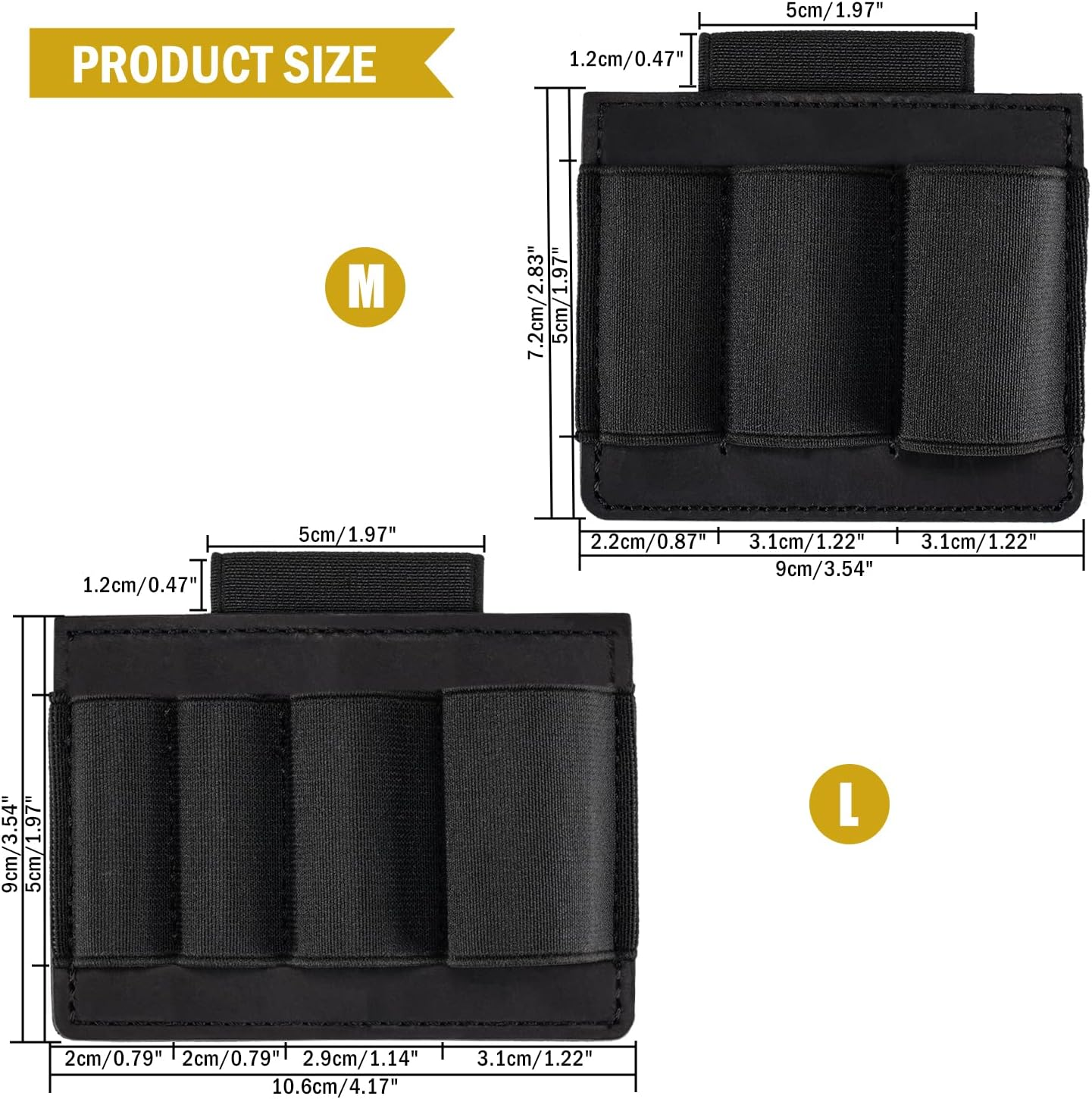 VIPERADE PL7 EDC Pouch Hook and Loop, Elastic Organizer Holder Panel, Hook Backed Accessories Holder for Backpack, Tactical Vest, Bag image number 3