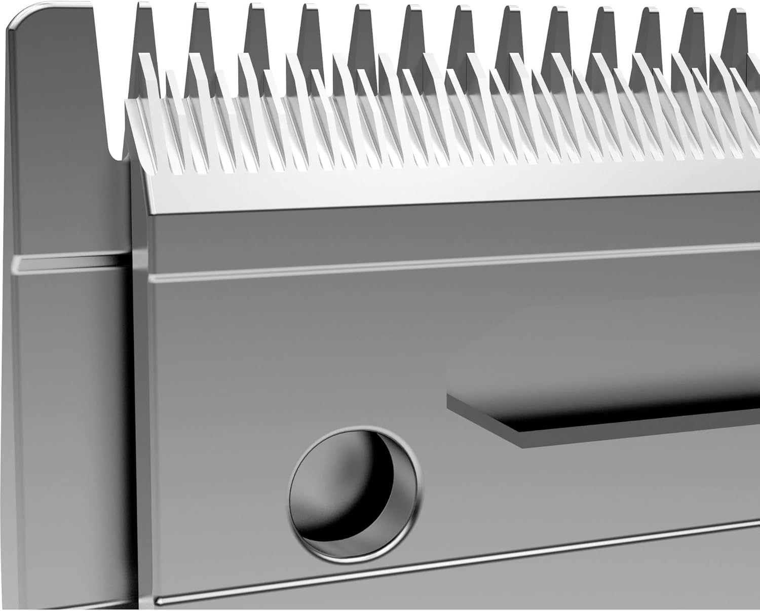 Wahl Professional Metal Power+ Hair Clipper, Silver, All-Metal Housing, Stagger-Tooth Top Blade, Precision Bottom Fade Blade, Professional Hair Trimming and Styling, Cord/Cordless image number 4