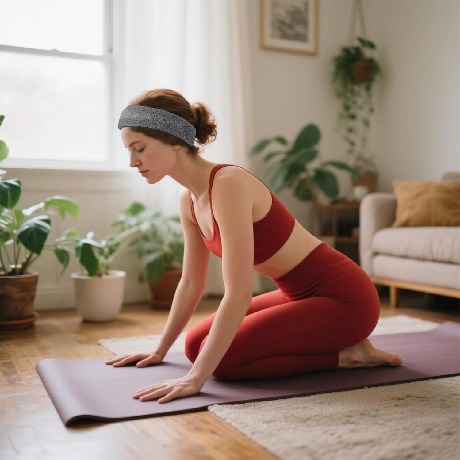 Zvorgath Sports Headband, Sweat Band, for Men & Women, Moisture Wicking Athletic Sweatband for Gym Workout, Tennis, Basketball, Running, 3 PCS image number 2