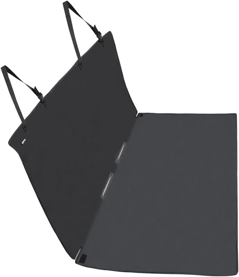 Amazon Basics Waterproof Car Back Bench Seat Cover Protector for Pets - 142 X 119 Cm, Black image number 2