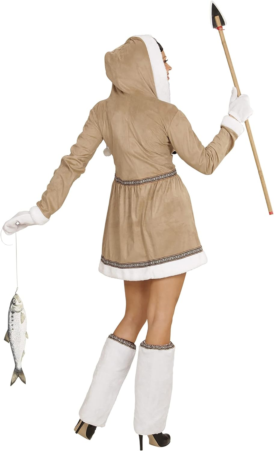 Eskimo (Hooded Dress, Legwarmers, Gloves) - (XL) image number 2