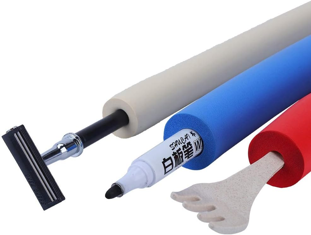 Foam Tubing, 6-Pack of Foam Grip Tubing Utensil Padding Grips for Silverware, Pencils, Tools, and Built up Utensils, Cut to Length - Provides Wider, Larger Grip Pipe Tool for Disabled, Elderly image number 2