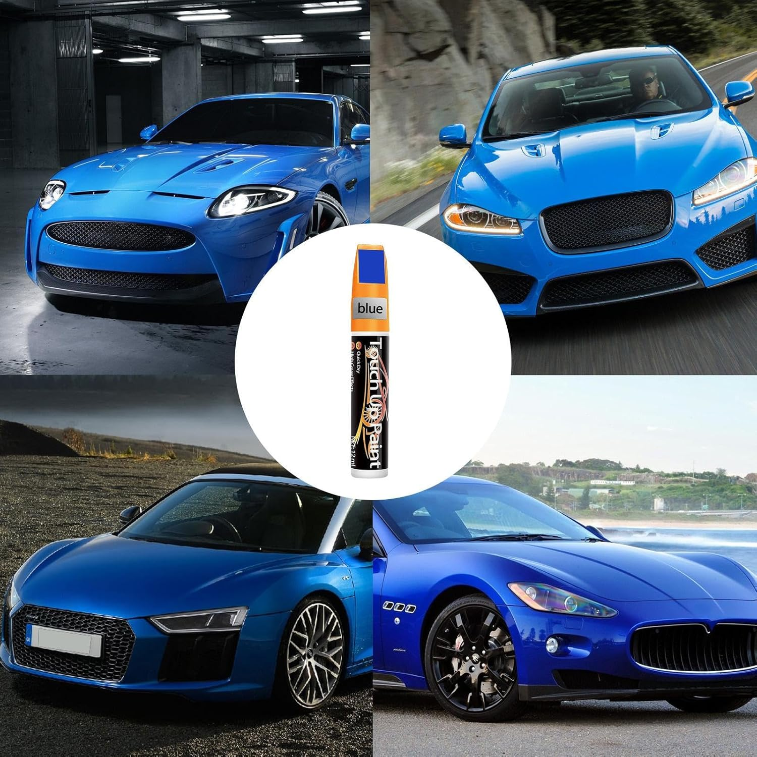 Car Paint Pens for Scratches,Touch-Up Paint Pen and Car Scratch Remover - 2-In-1 12Ml Car Paint Pen for Deep Scratches, Various Cars, Vehicles, Paint Repair Buniq image number 1