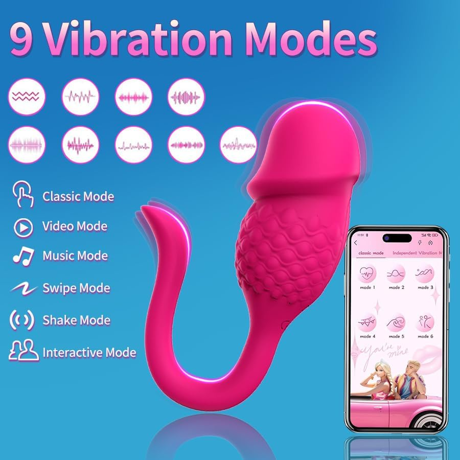CTFIVING Sex Toy, APP Remote Control Wearable Rose Vibrator, Sex Toys for Couples with Countless Customizable Vibration Modes, Long Distance G-Spot Wearable Adult Toys for Women image number 1