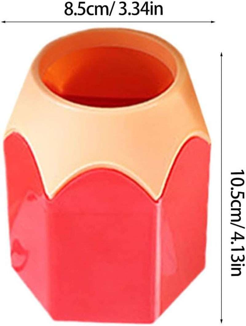 BEBEMOKO 10Pcs Pencil Dispenser and Crayon Holder Set, Classroom and Office Pen Organizer for Desktop Storage, Sturdy Student Stationery Container image number 1