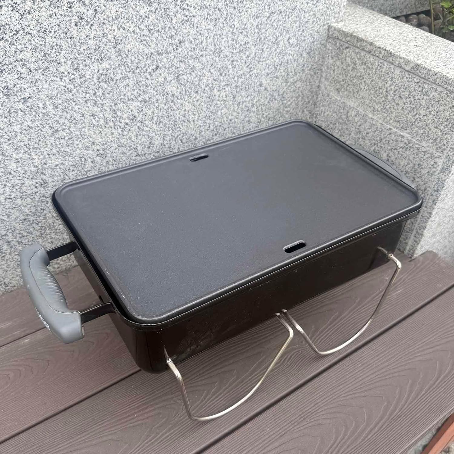 Cast Iron Grill Griddle for Weber Go-Anywhere Charcoal and Gas Grill, Flat Top Griddle Replaces 80631, 70211, 3634, 67195, 16" X 10" image number 2