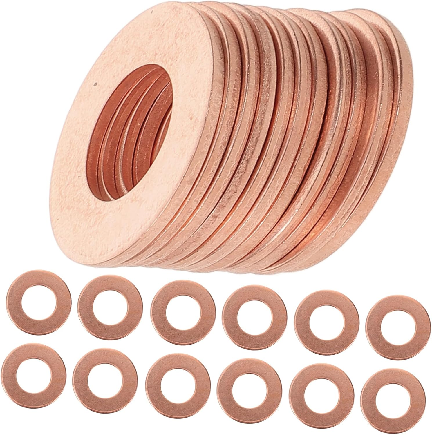 Dent Puller Rings 200Pcs Circular Spot Welder Washers for Auto Body Panel Repair Dent Pulling Tool Kit Suitable for Car and Equipment Welding