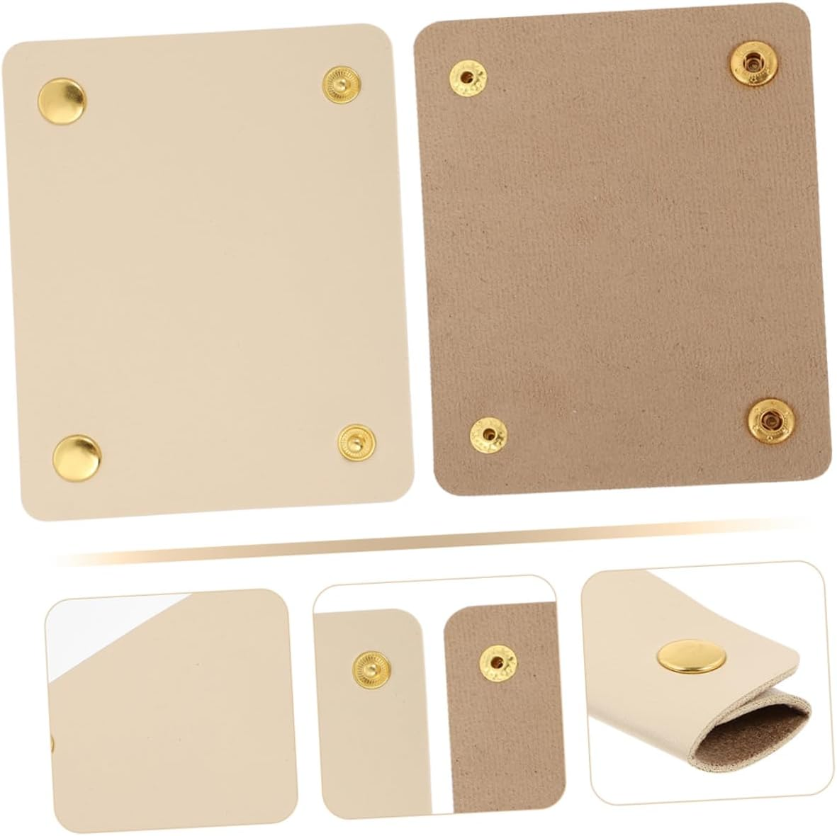 KONTONTY 2Pcs Wallet Handle Protective Covers Strangle Pu Covers for Luggage Handle Tote Bag Protector for Travel and Daily Use image number 6