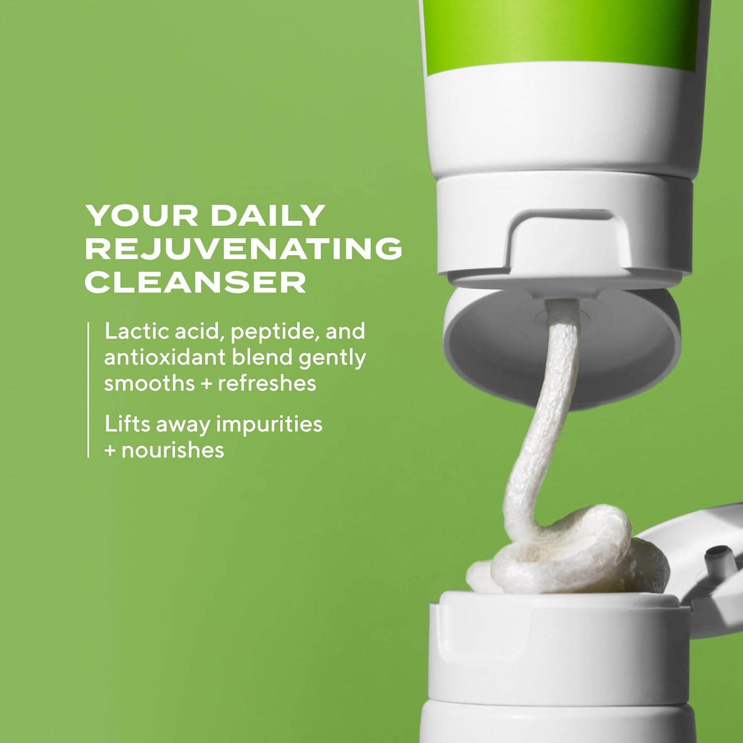 Murad Renewing Cleansing Cream - Anti-Aging, Cleansing Cream Face Wash - Lactic Acid and Antioxidant Vitamin-E Face Cleanser for Tightening, 5 Fl Oz image number 3