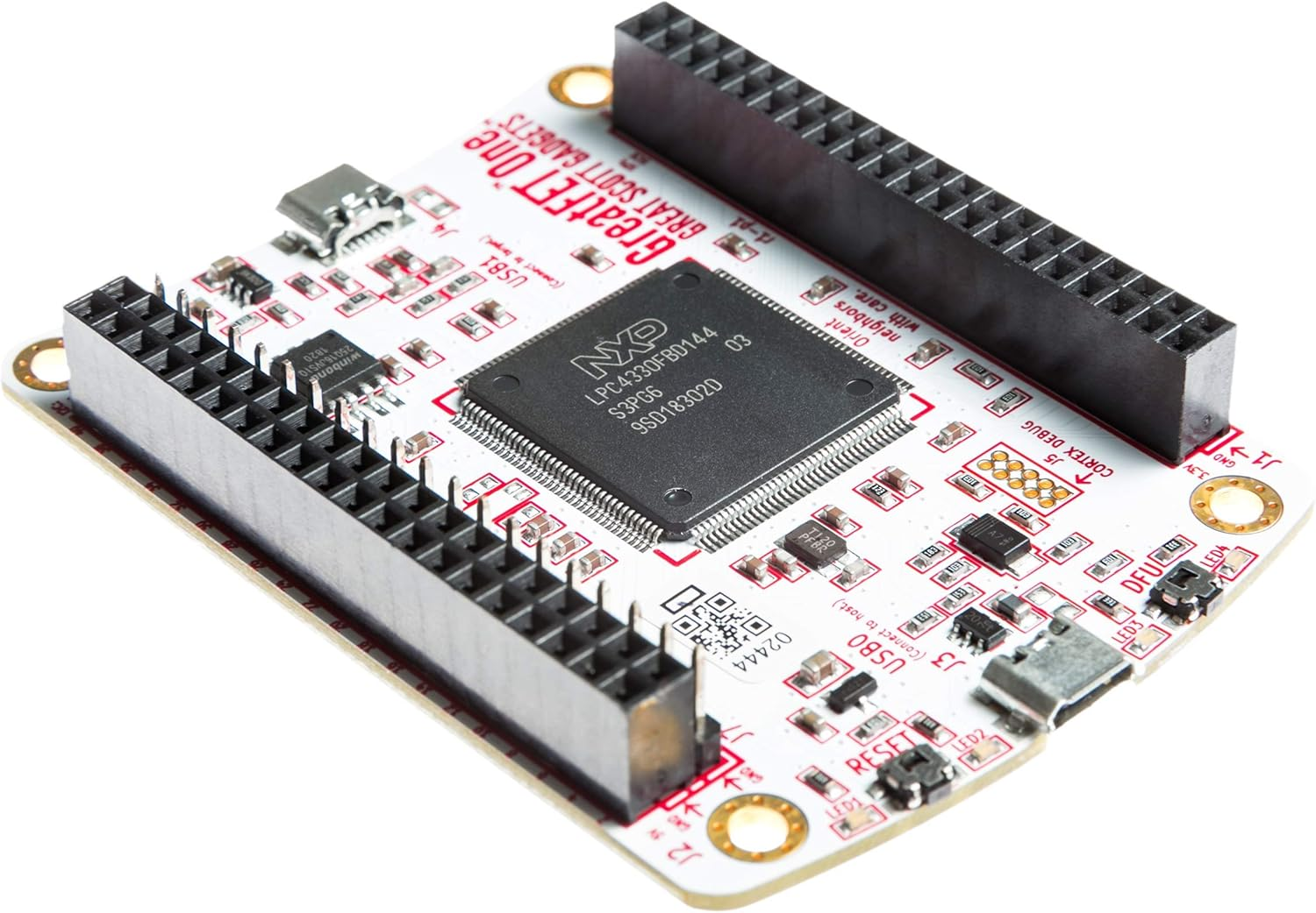 Great Scott Gadgets Greatfet One Bundle - Hi-Speed USB Peripheral, Logic Analyzer, Debugger and Development Board. Open Hardware. Includes Greatfet One, Wiggler, Cable & 120 Prototyping Wires image number 5