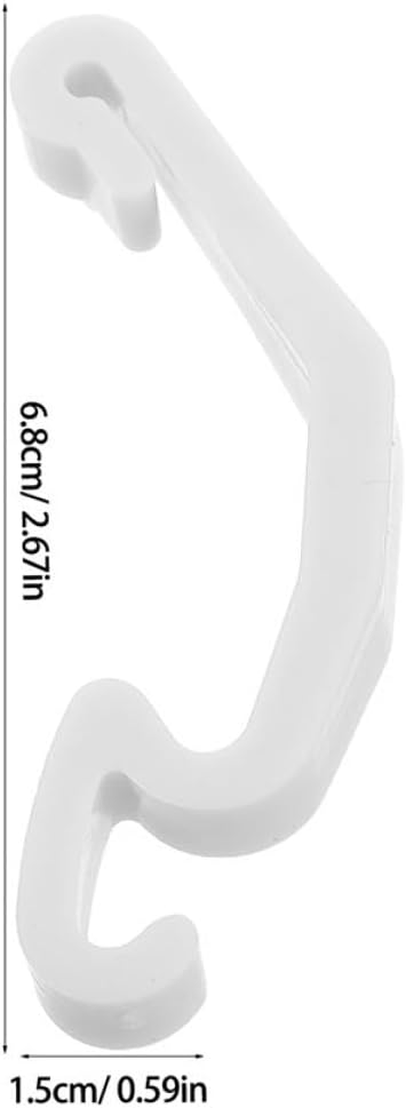 INOOMP 30Pcs White Plastic Rabbit Hutch Side Latches Cage Fitting Wire Clips Detachable Fasteners for Hamster and Small Pet Cages DIY Assembly Accessories image number 6