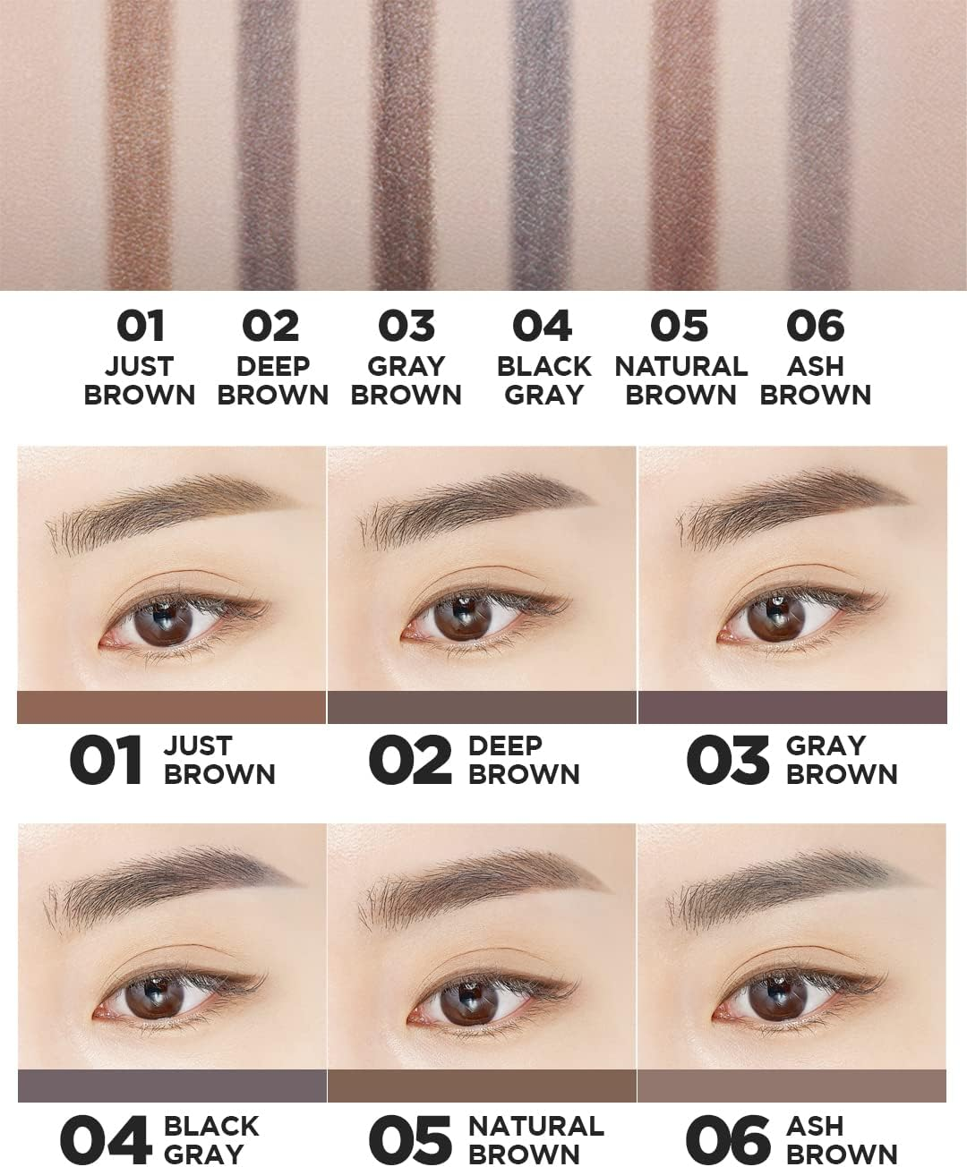 THE SAEM Saemmul Artlook Eyebrow 03 Gray Brown image number 6