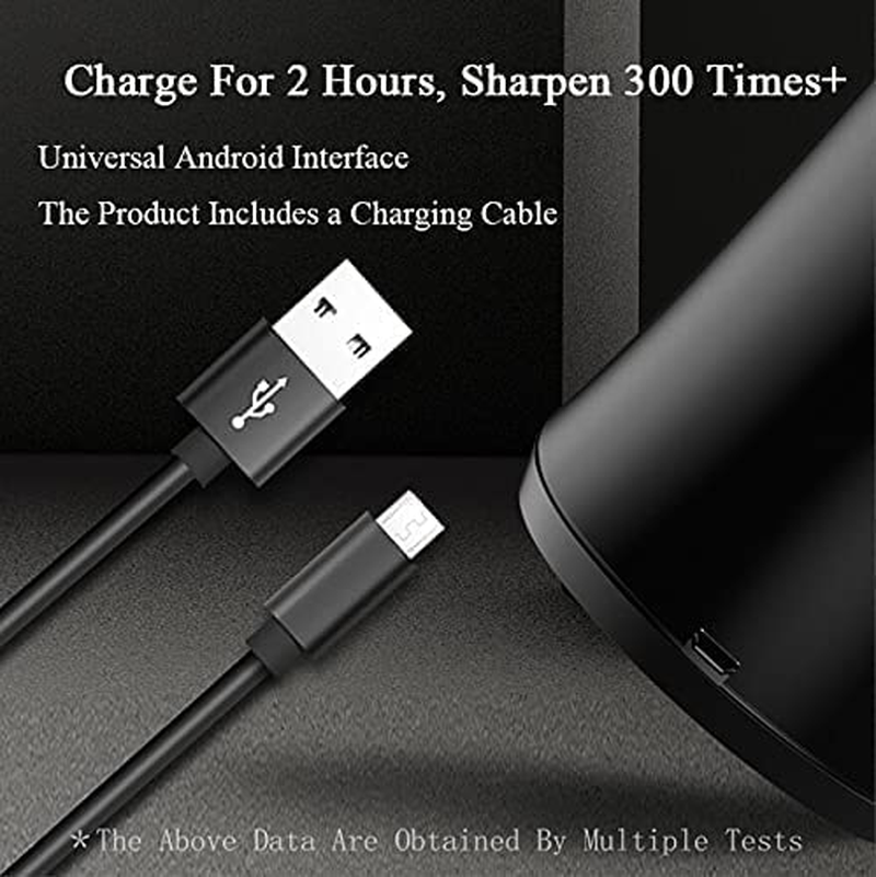 JDSI Auto Pencil Sharpener, Electric Heavy-Duty W/Adjustable Tip (Fine/Coarse), Self-Feeding for 6-8Mm Pencils, Replaceable Blade, Auto-Stop, Helical Cutter image number 4