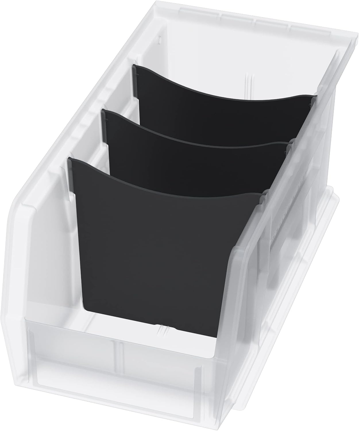 Akro-Mils 41230 Crosswise Width Divider for 30230 Akro Bin, Black, 6-Pack image number 1