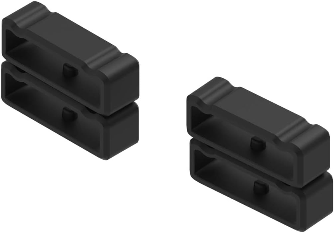 6-Pack Band Keeper Compatible with Suunto 9&9 Baro/Suunto 7/Suunto D5/Suunto Core/Suunto Traverse/Suunto Ambit 3 2 1/Suunto Spartan Sport Wrist HR Fastener Ring Silicone Band Holder Clips Security Loop image number 2