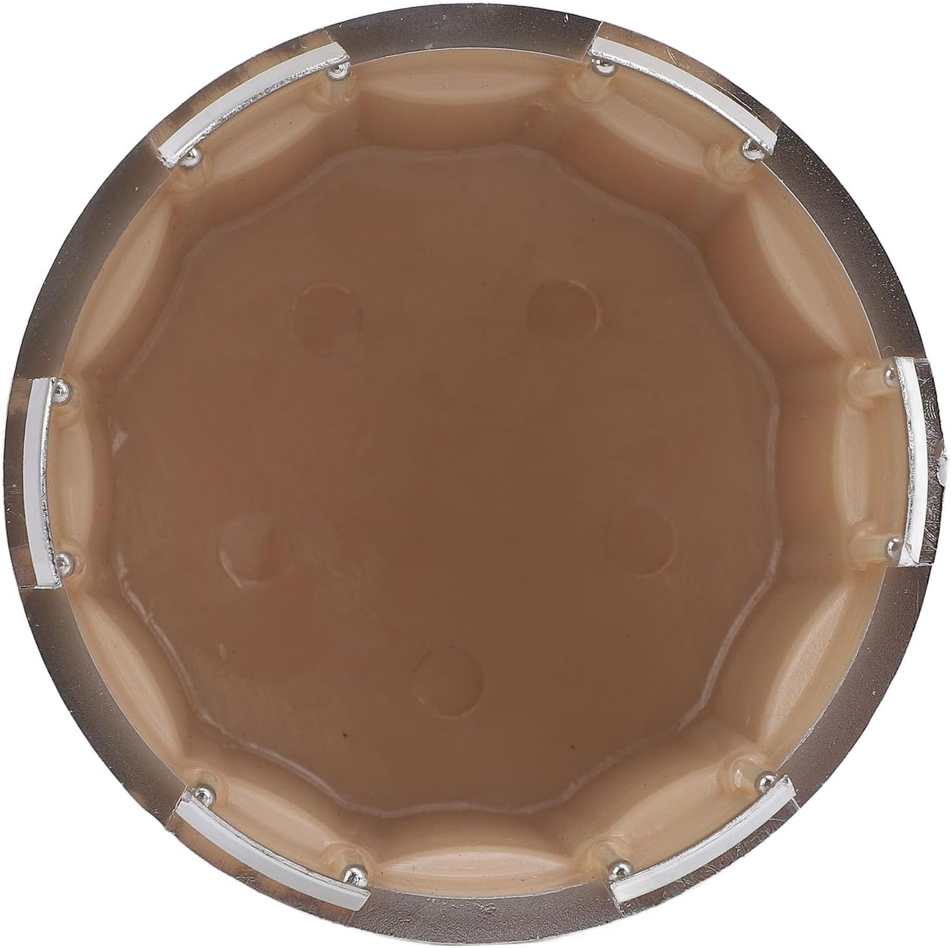 Tyre Wheel Hub Cap Cover, 4 Pieces ATV Tire Center Wheel Hub Cap Electroplated Surface for 8" 10" 12" 14" Alloy Wheels ATV Quad image number 1