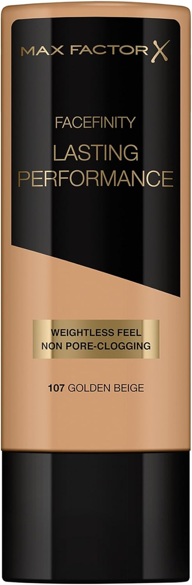 Max Factor Lasting Performance Liquid Foundation, 107 Golden Beige, Full Coverage, Flawless and Radiant Finish, Lightweight Formula, Smudge Resistant, Non Pore-Clogging, Fragrance Free, 35Ml image number 4