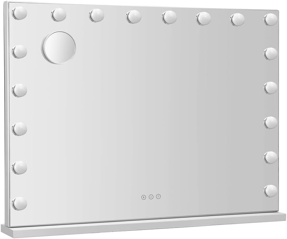 Embellir Makeup Mirror, 80 X 58Cm Hollywood Vanity Mirrors Beauty Cosmetic Dressing Bathroom Decor, 18 LED Light Bulbs with Tabletop Lights Rectangle Dimmable image number 3