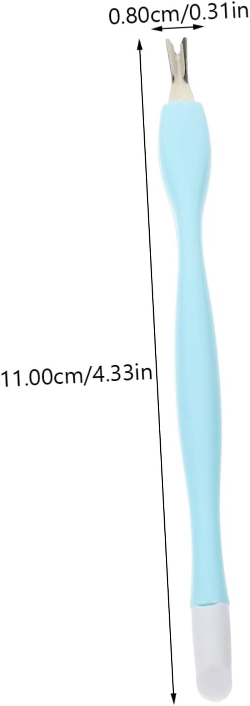 Happyyami 15Pcs Cuticle Peeler Scraper Dual Head Dead Skin Removal Tools for Manicure Nail Kit for Healthy Nails Easy Use image number 3