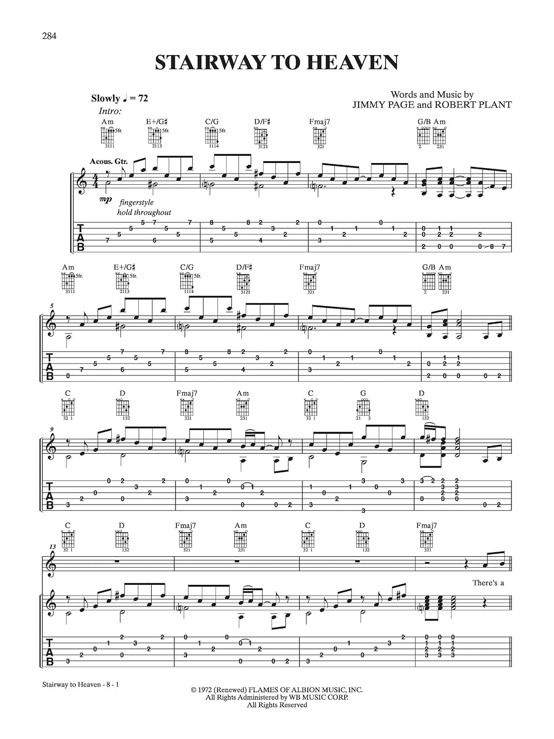 Selections from Rolling Stone Magazine'S 500 Greatest Songs of All Time: Guitar Classics Volume 2: Classic Rock to Modern Rock (Easy Guitar TAB) (Rolling Stones Classic Guitar) image number 1