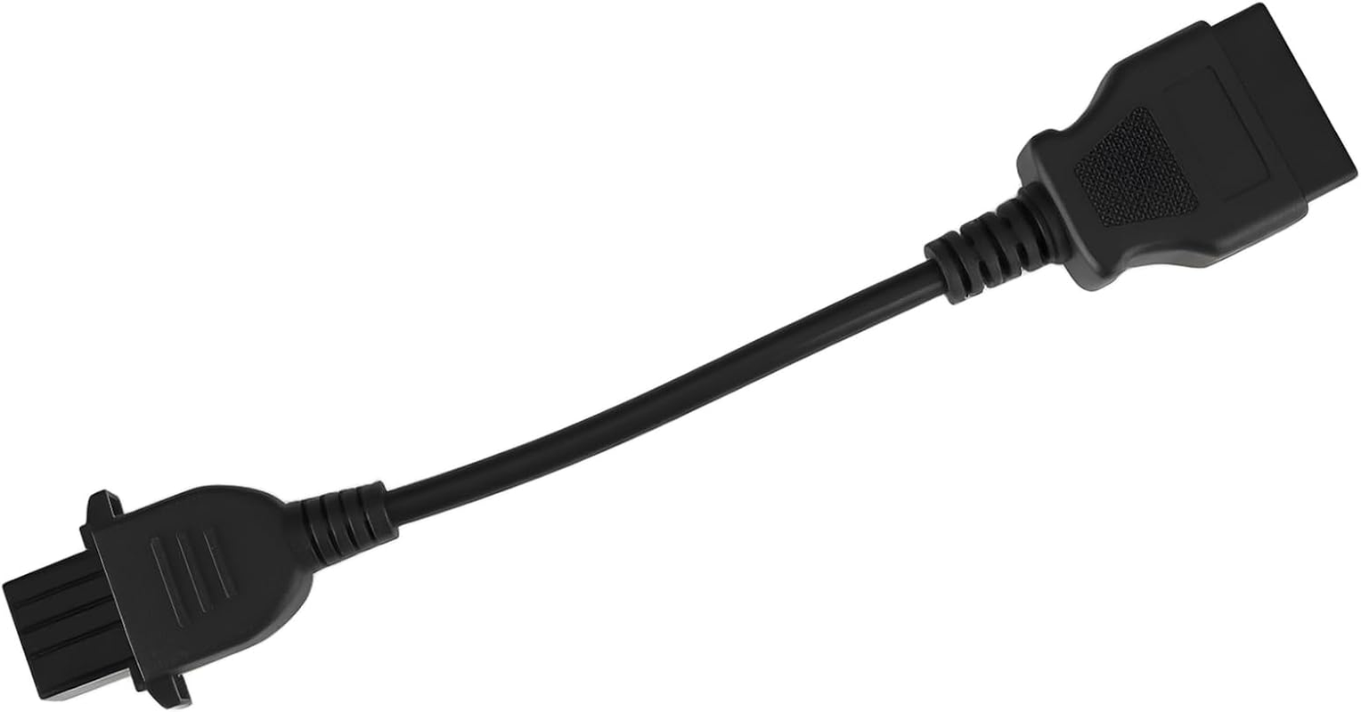 Emagtech Car 16Pin Male OBD2 to 8Pin Female OBD2 Diagnostic Connection Cable Compatible with Volvo Automotive Fault Diagnosis Adapter Cable image number 2