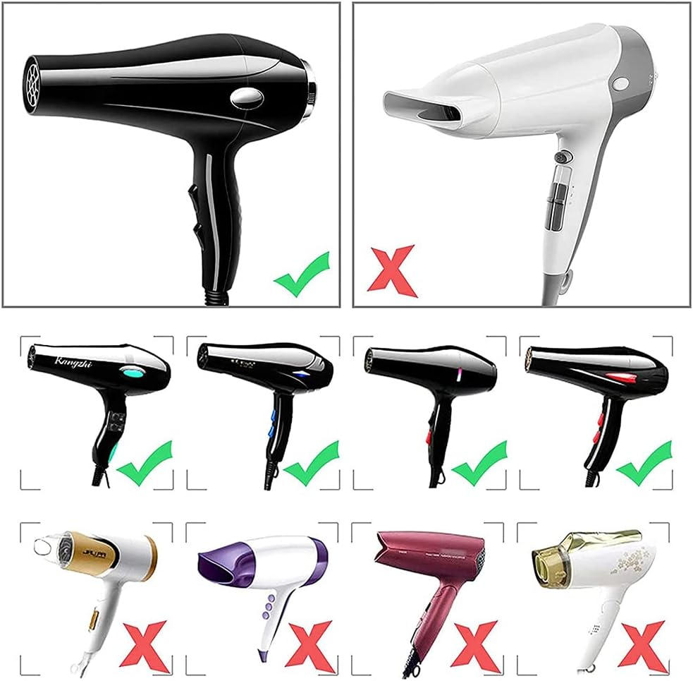 Hair Diffuser, Diffuser Hair Dryer, Diffuser Hair Dryer Attachment, Hot Air Diffuser for Curly Hair, Foldable Hair Dryer Diffuser Attachment, with Silicone Adapter, for Curly or Wavy Hair Styling, image number 6