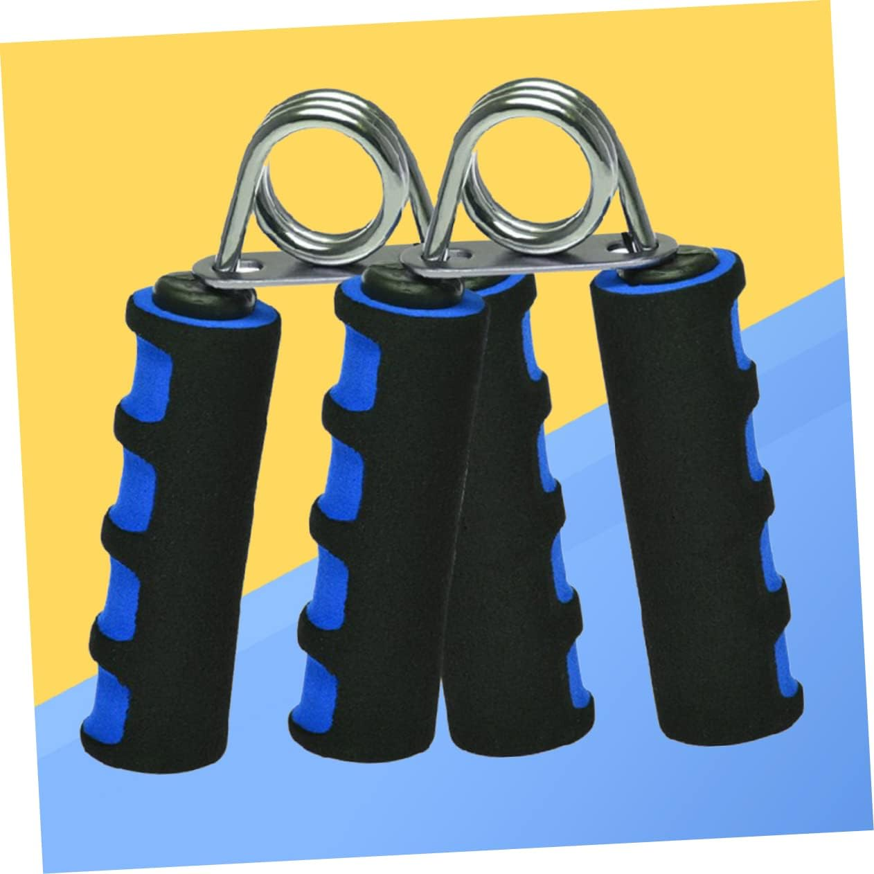 Toddmomy 2Pcs Pair Hand Grip Steel Grippers Forearm Wrist Heavy Strength Exercise Hand Grippers for Men for Gym Workouts and Arm Exercise image number 6