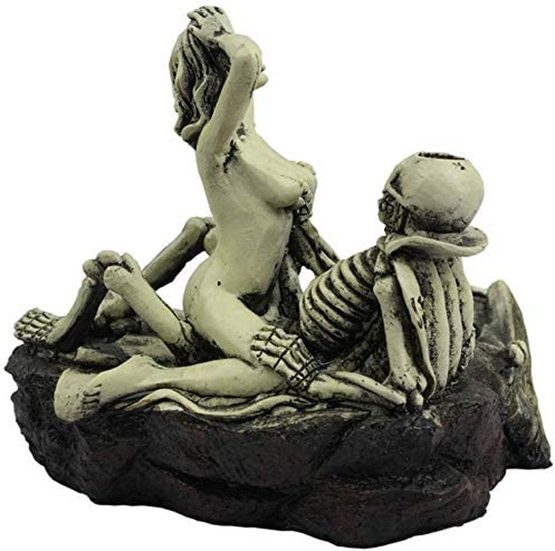 Creative Skull Ashtray & Love Never Dies Skull Ashtray Fun Taste the Living Room Decoration for Smoking Room Decor Gifts for Smokers image number 3