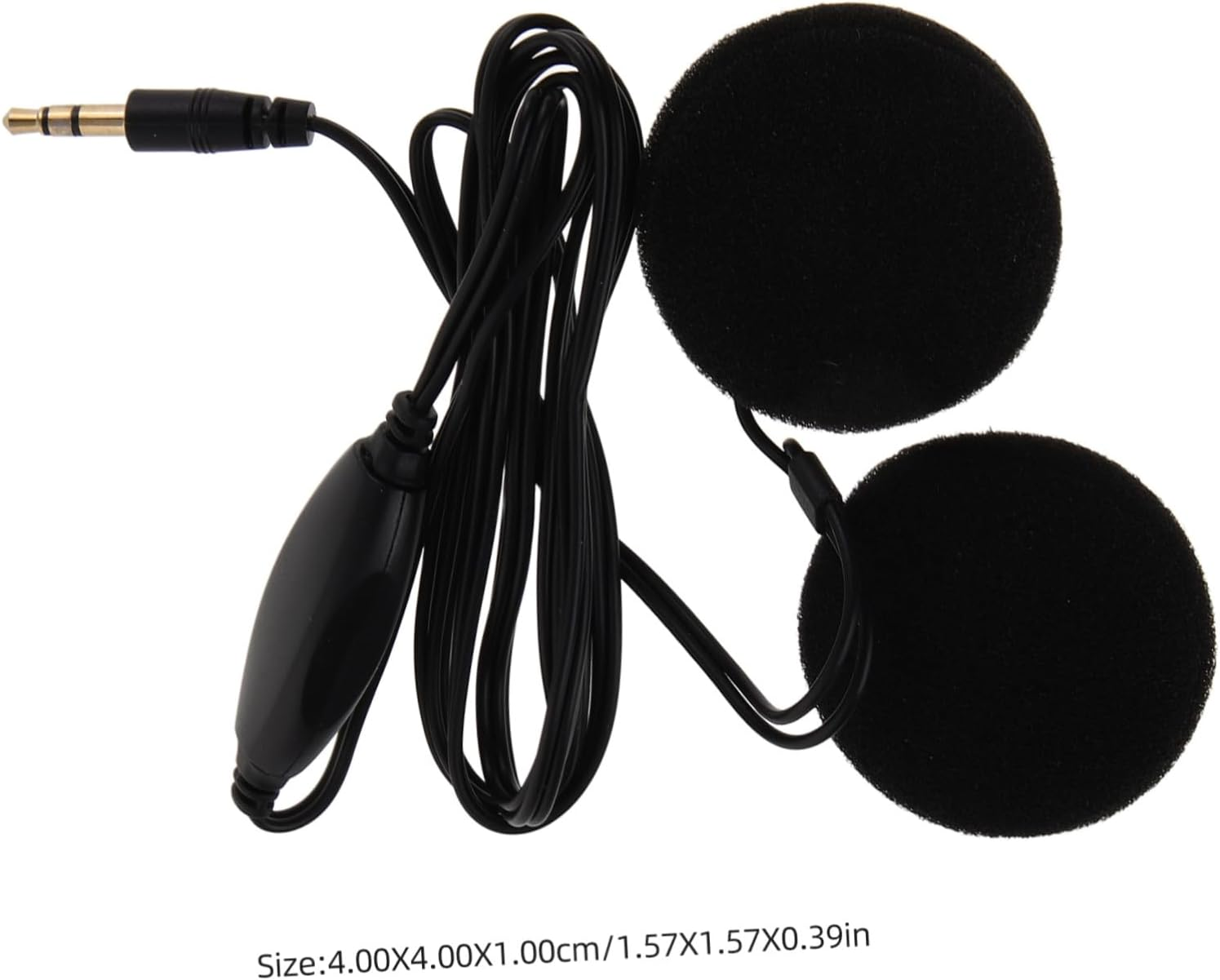 UTHCLO Motorcycle Helmet Earphone and Headset 3.5Mm Wired Helmet Audio System with Microphone for Rider Voice Gps Navigation Compatible with Motorbike Riding in Weather