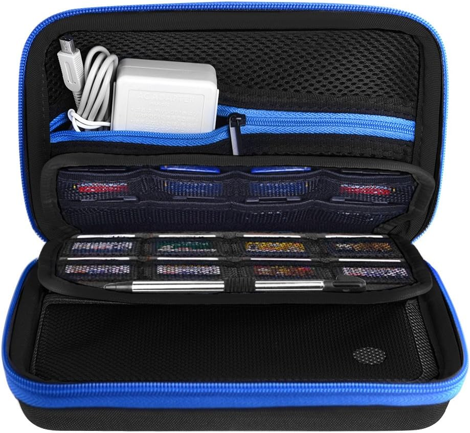 AUSTOR Case for Nintendo New 3DS Xl(Black+Blue) image number 4