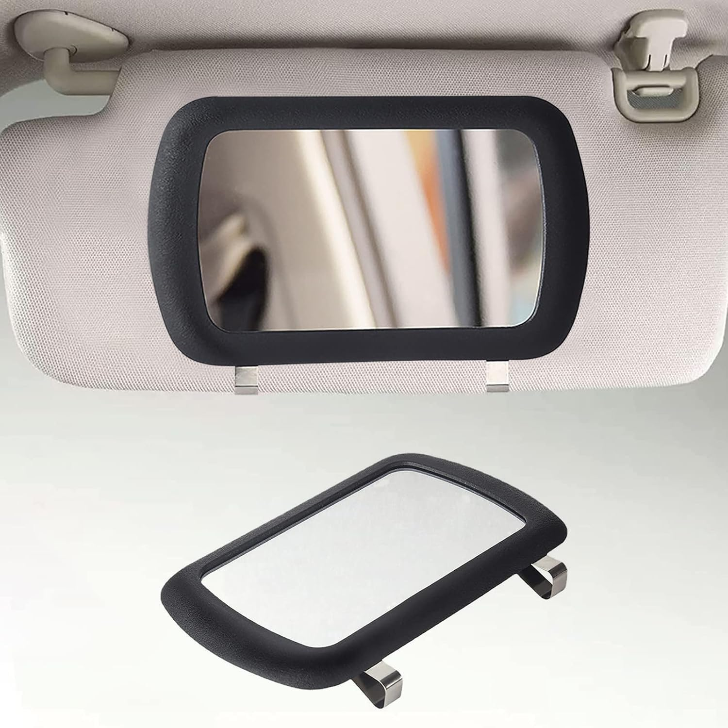 Sun Visor Mirror for Car,Day and Night Anti-Uv Sunshade Mirror Sun Anti-Uv Block, Car Vanity Mirror Goggles Shield, Automobile Accessories Dranng Auto Supplies image number 1