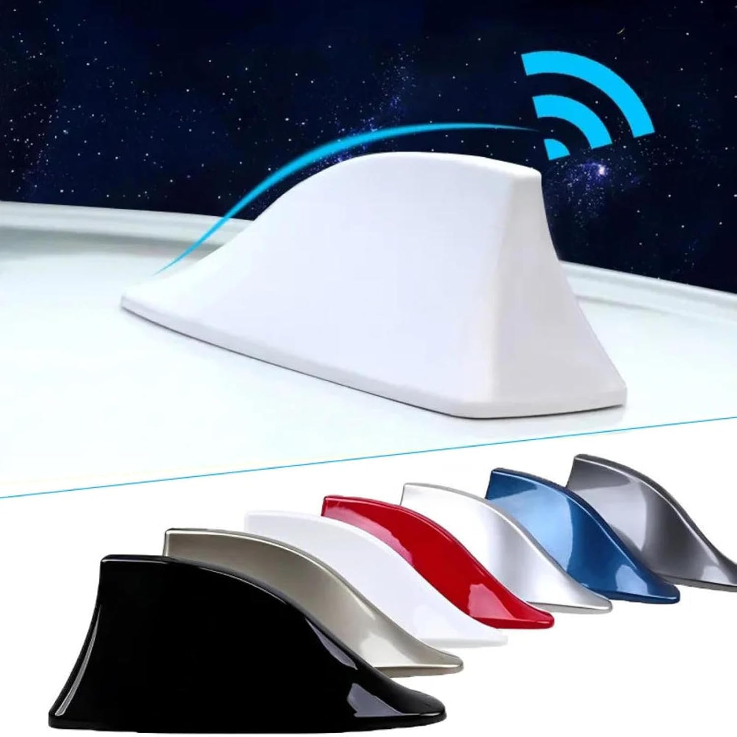 For Subaru Outback,Universal Car Shark Shark Fin Antenna Special - Golden image number 4