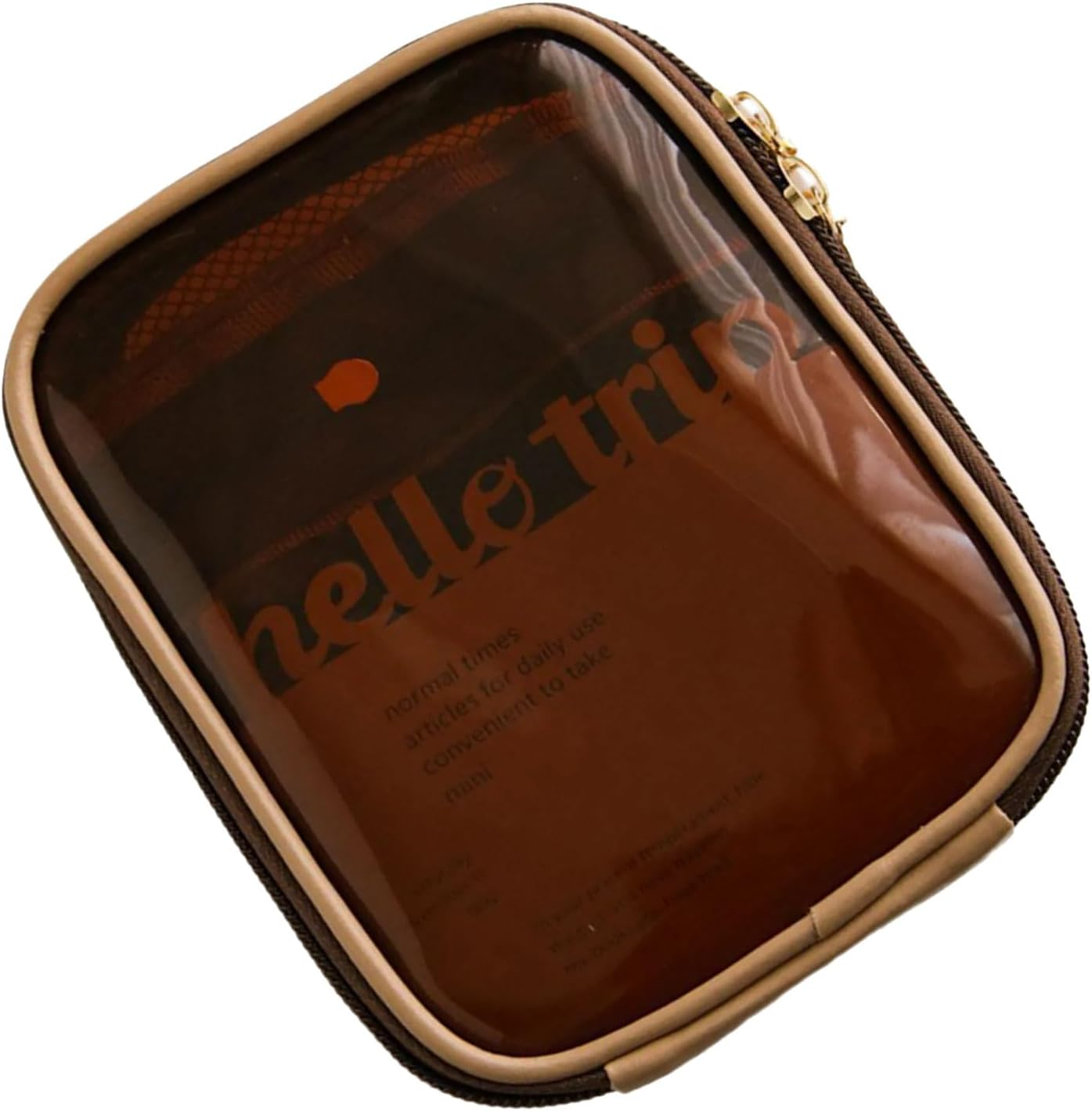 Travel Toiletry Set with Clear Designs and Multi Layered Compartments for Efficient Packing and Storage, B