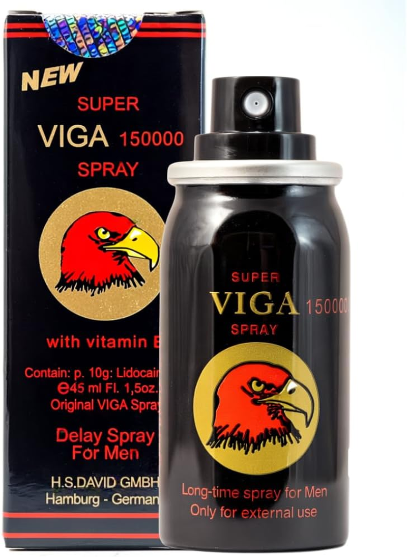 3 PACK | Super VIGA 150000 Desensitizing Delay Spray for Men | Last Longer in Bed | 150 Sprays | for Premature Ejaculation PE | Helps Prolong Climax image number 2