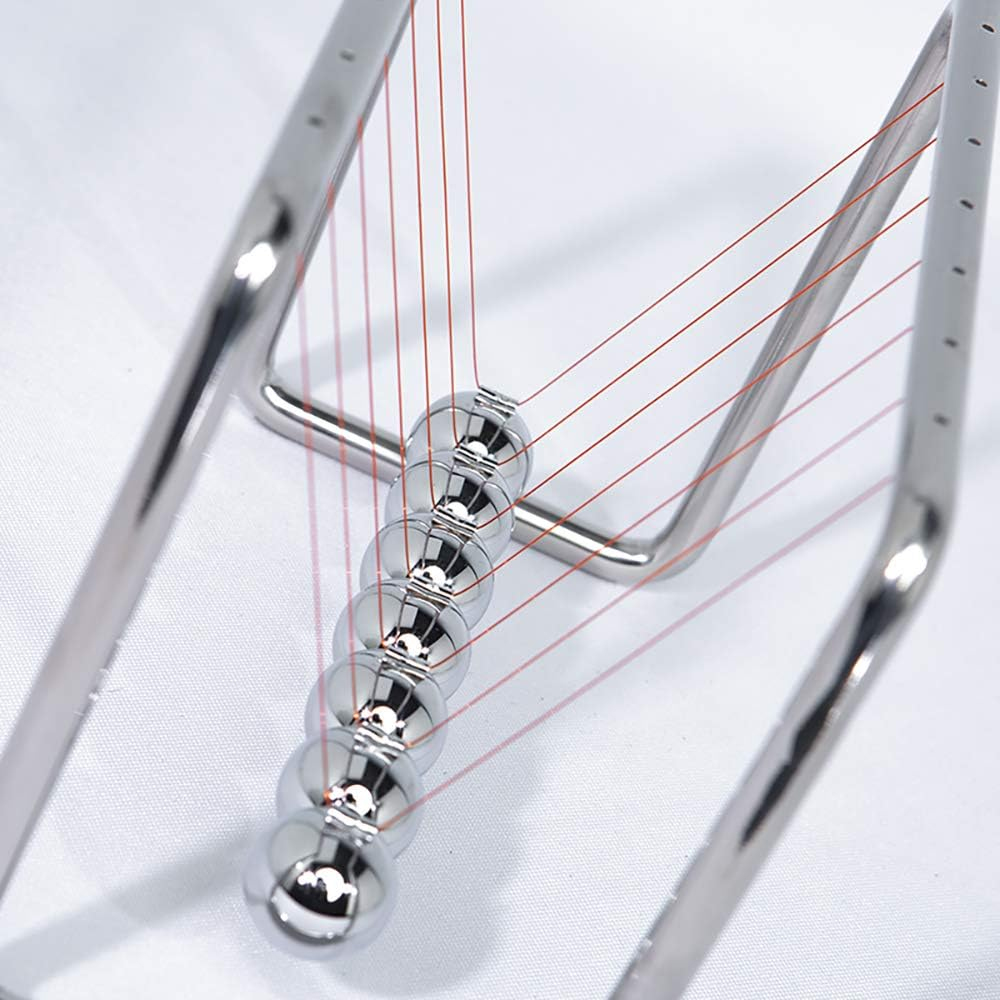 CERROPI Classic 7 Balls Newton'S Cradle (Swing 25S, Metal Stand) image number 3