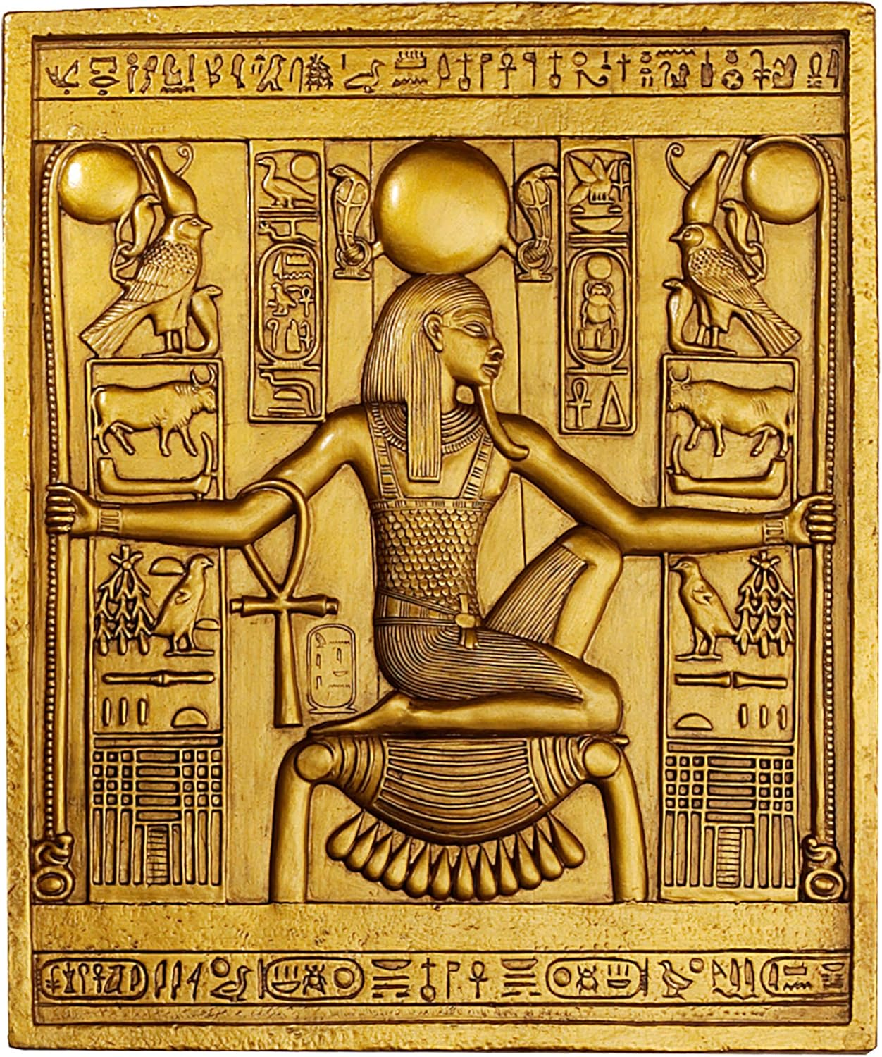 Egyptian Temple Stele Horus Plaque [Kitchen] image number 1