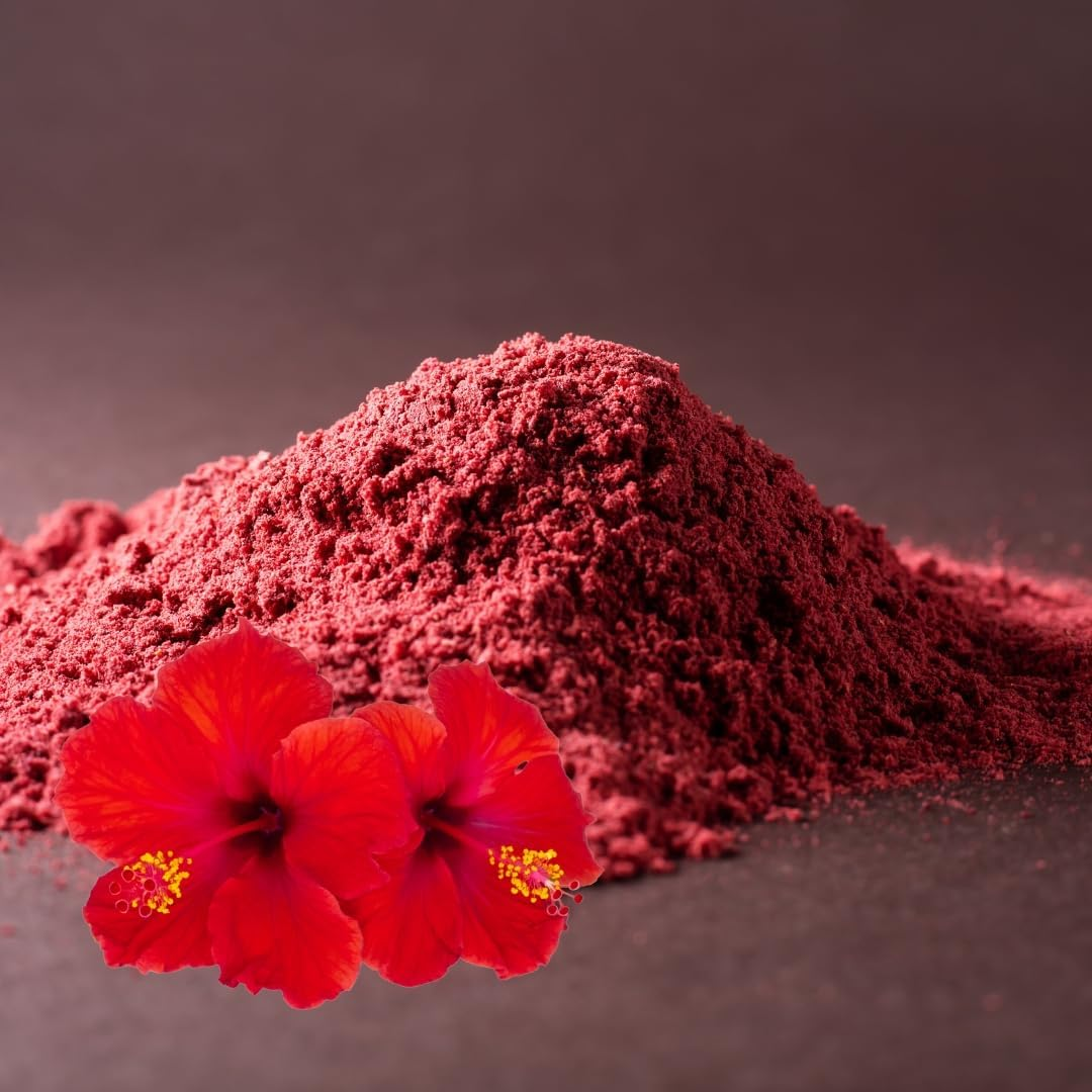 Origenz Premium Hibiscus Powder for Hair & Skin 100Gm (Pack of 2) image number 3