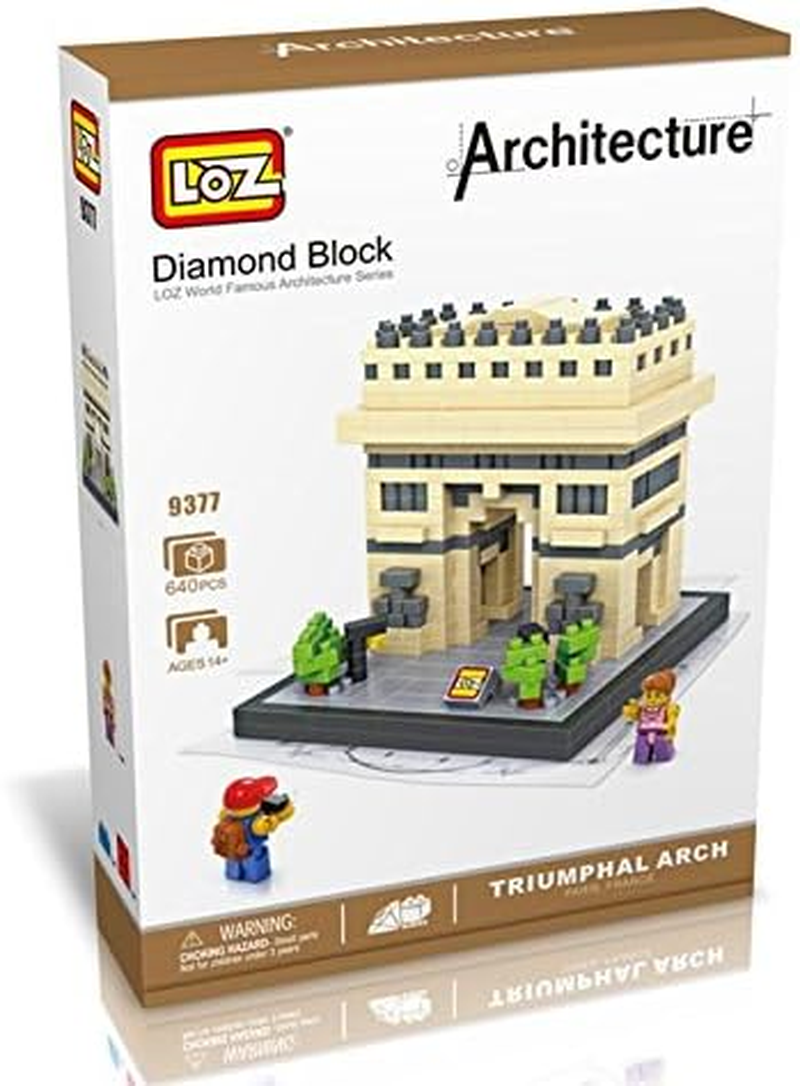 Loz Building & Construction 9377 Triumphal Arch Building Blocks (840Piece)