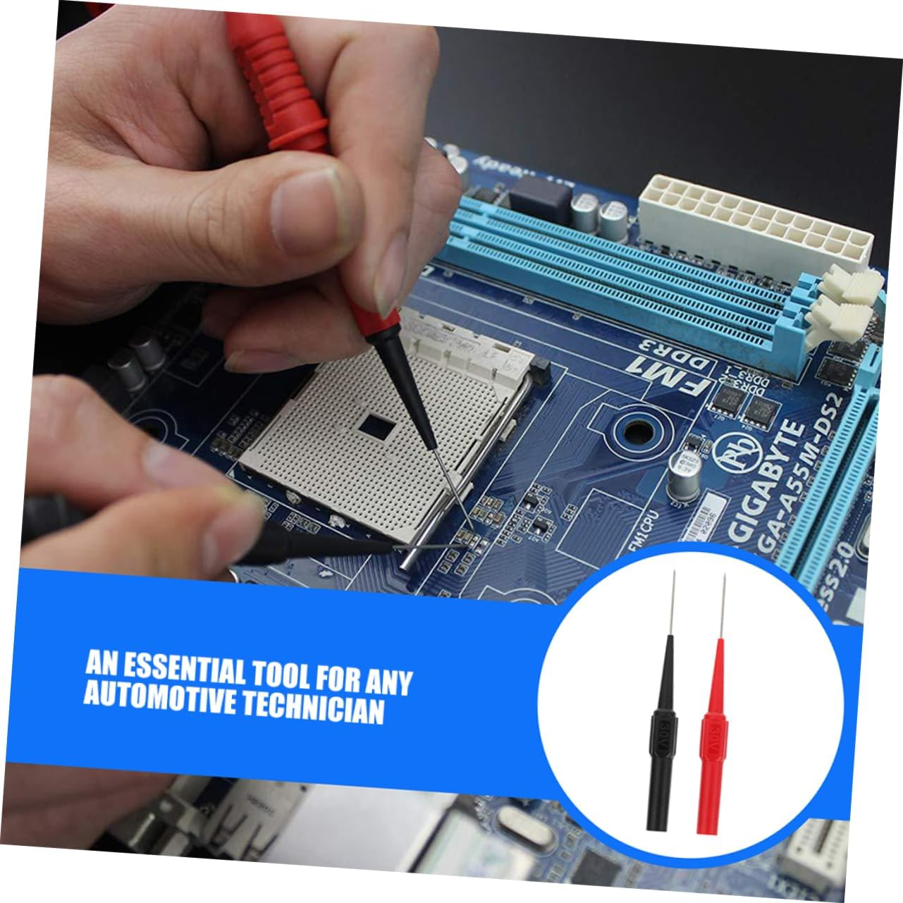 BELLIFFY Multimeter Tester Wire Piercing Probe Pin Insulated Non-Destructive Automotive Electrical Testing Tools for Accurate Circuit Diagnosis Car Repair DIY Use image number 1