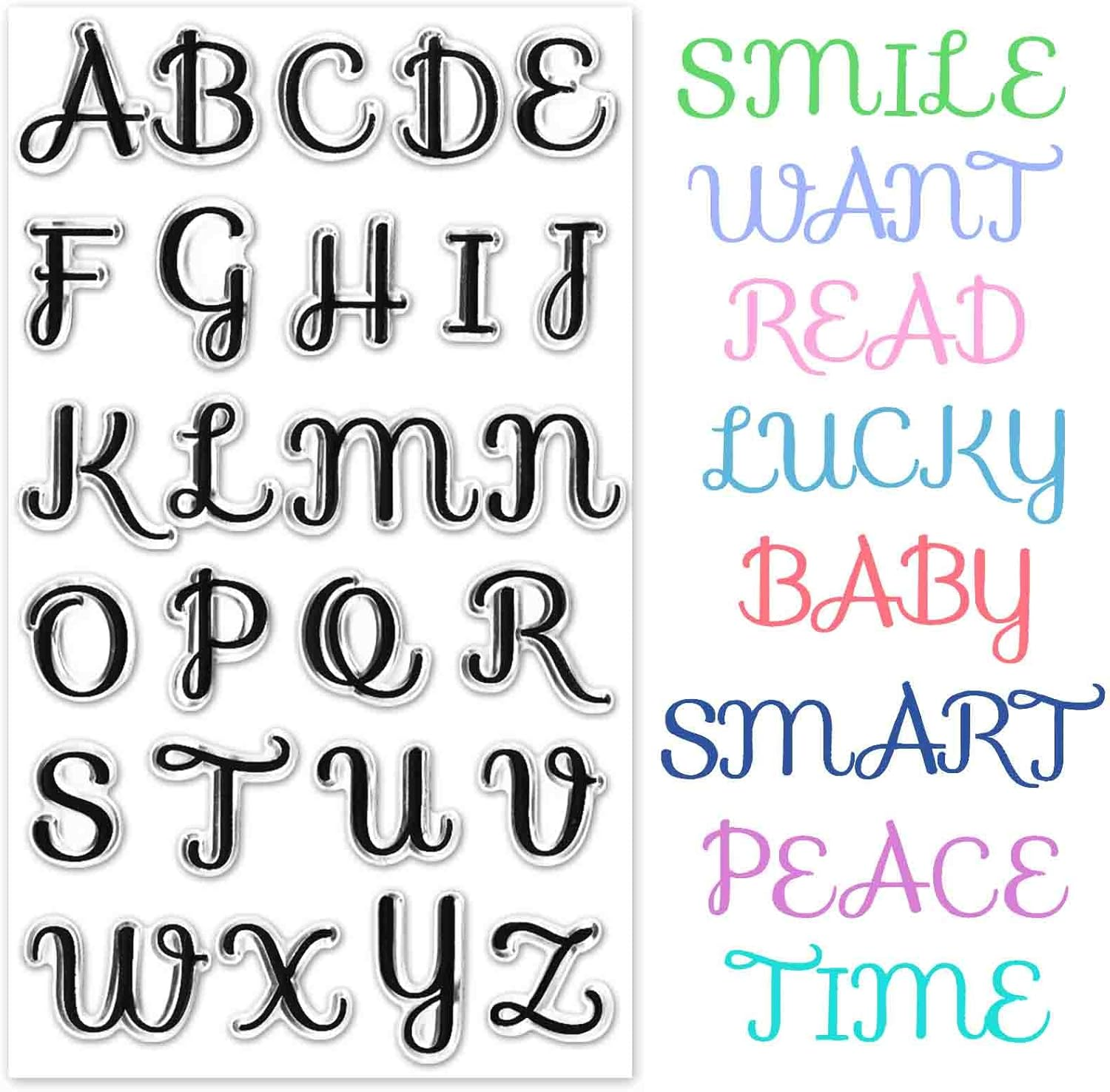 Blessing Greeting Words Stamps Mother'S Day Easter Clear Stamps for Card Making Decoration DIY Scrapbooking, Spring Words Easter Thanks Silicone Transparent Seal Stamp for Embossing Album Decor Craft