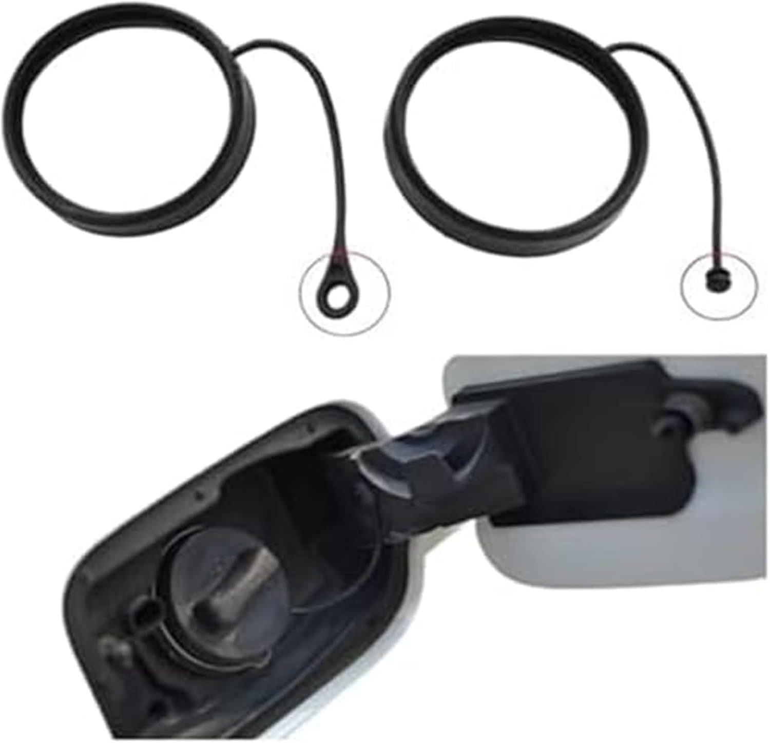 For Mercedes-Benz, for C E a S Class W212 W211 W204 W205 W203 W213 Glk SLK, Oil Petrol Car Fuel Tank Cap Cover Line Cable Wire Rope Car Fuel Cap Tether Fuel Tank Cover Cable Cap Rope image number 5