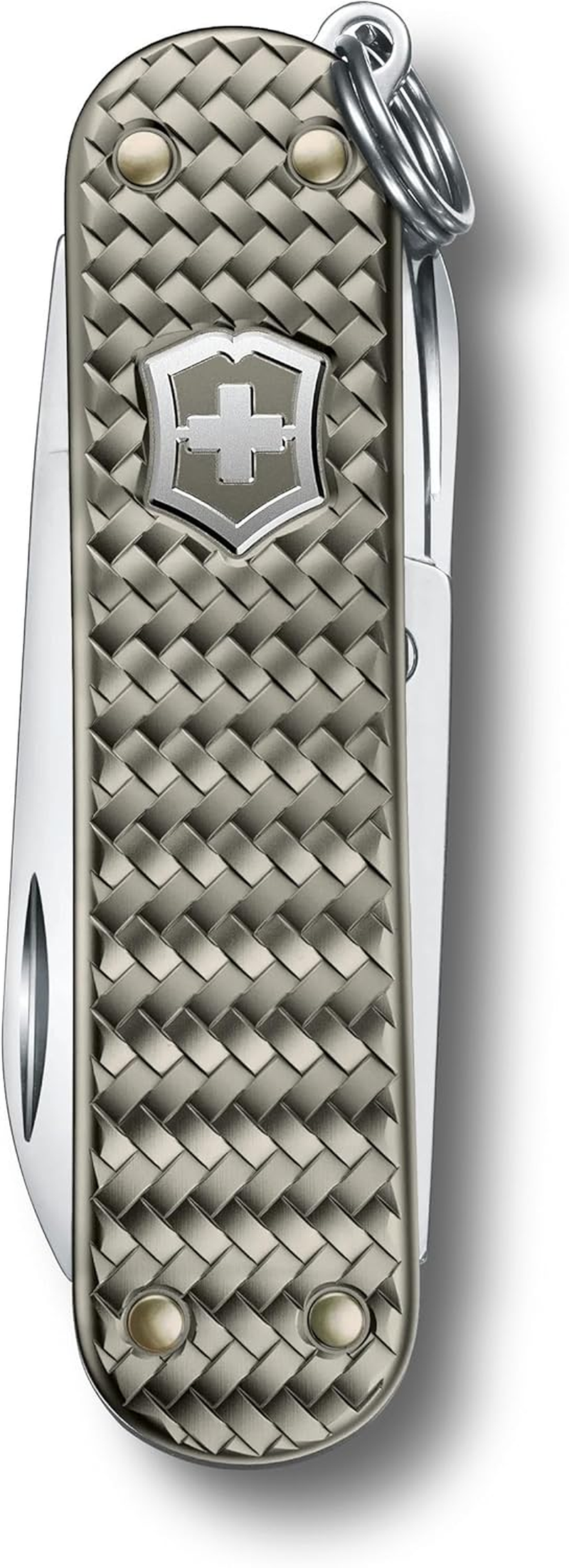 Victorinox Classic SD Precious Alox Swiss Army Knife, Infinite Grey - Hazel Brown image number 3