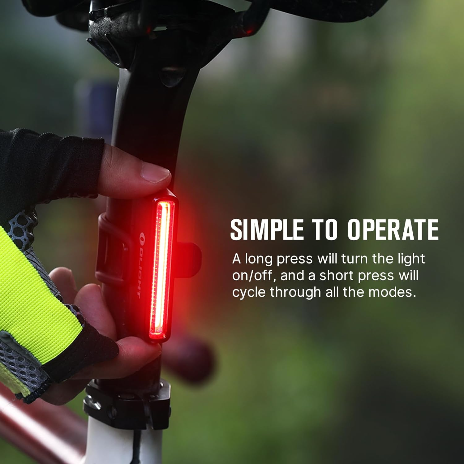 OLIGHT SEEMEE 30 C USB Rechargeable Bike Taillight Max 30 Lumens Max 6M Max 90H IPX6 Waterprroof Lightweight for Daily Commuting and Road Cycling image number 1